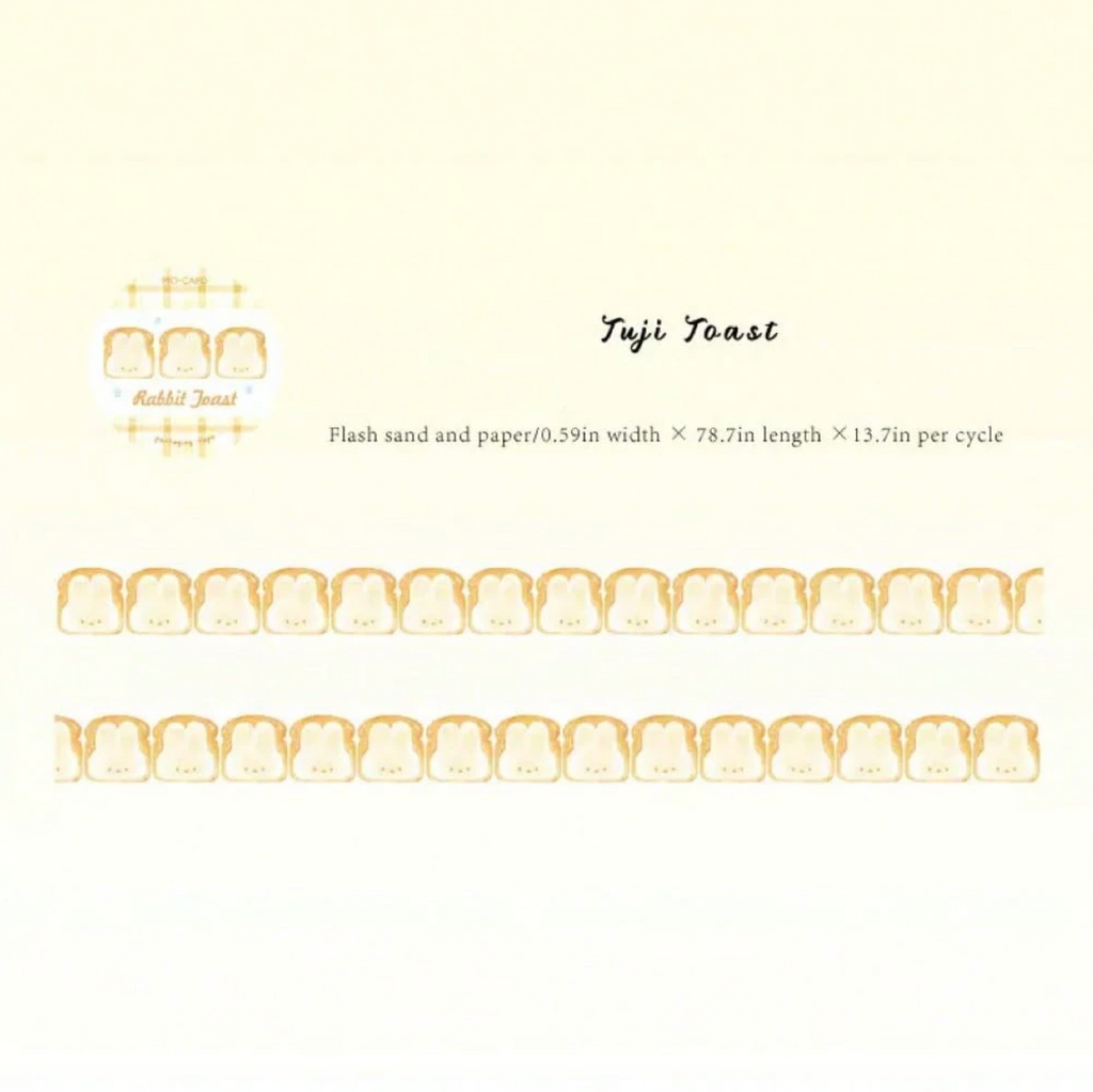 Tuji Toast Washi Tape