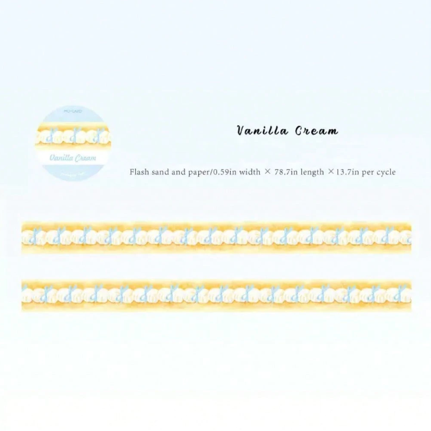 Vanilla Cream Washi Tape