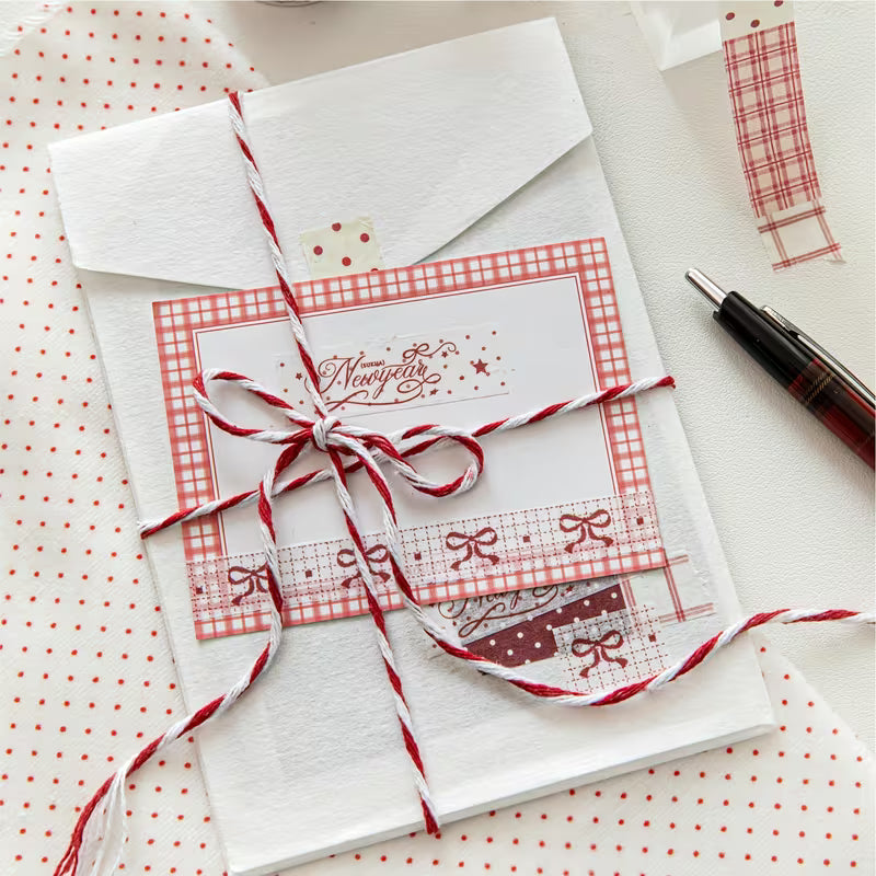 Red Lines Interwave Washi Tape