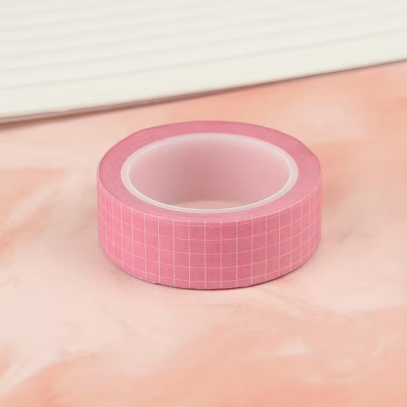 Pink Grid Washi Tape