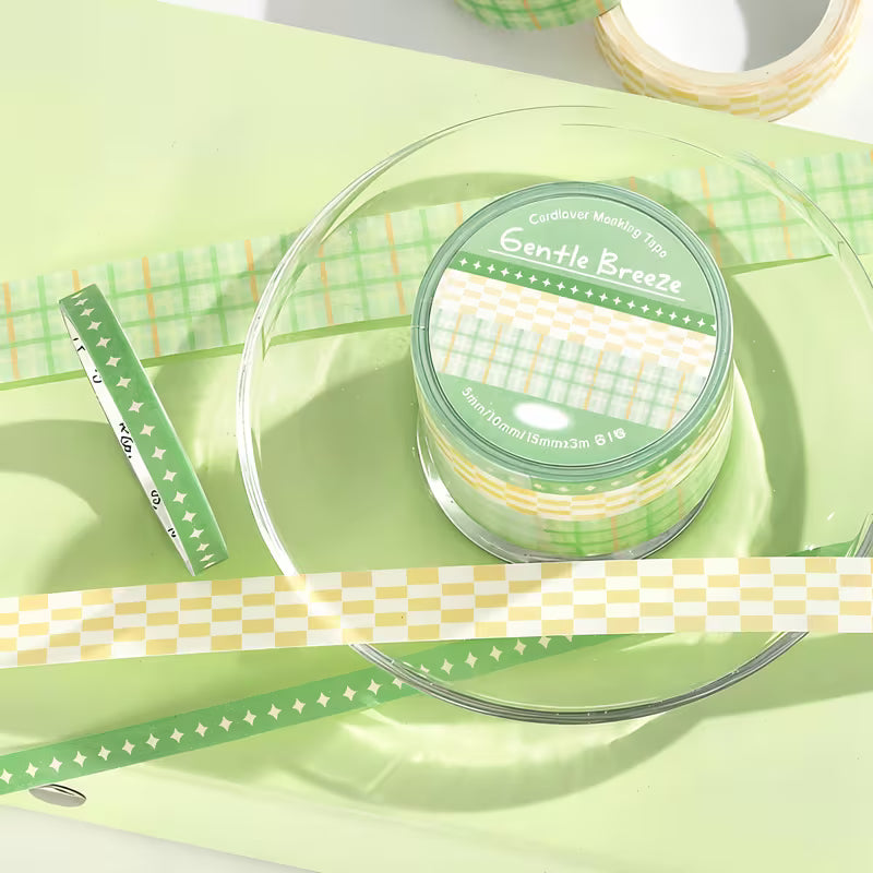 Green Washi Tape Trio