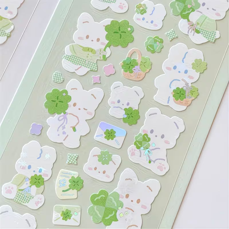 [Floro Studio] Lucky Bear Sticker