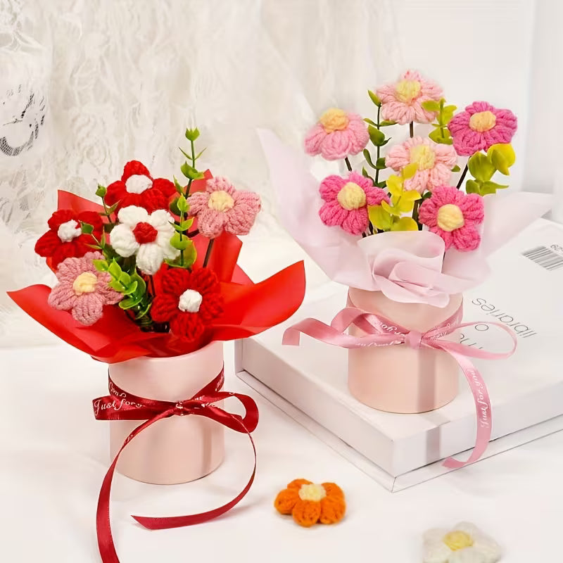 Crochet Flower Bouquet