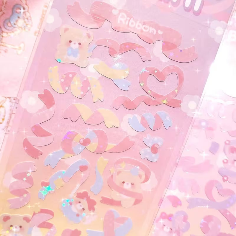 [Seolkee_illust] Ribbon Confetti Sticker