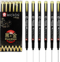 [SAKURA] Pigma Micron Fineliner Black & Gold Edition