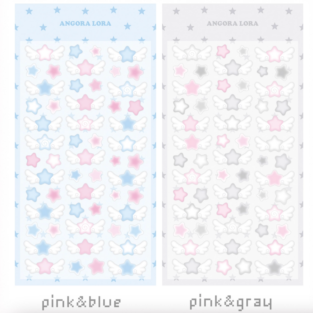 [Angora Lora] Wing Star Sticker