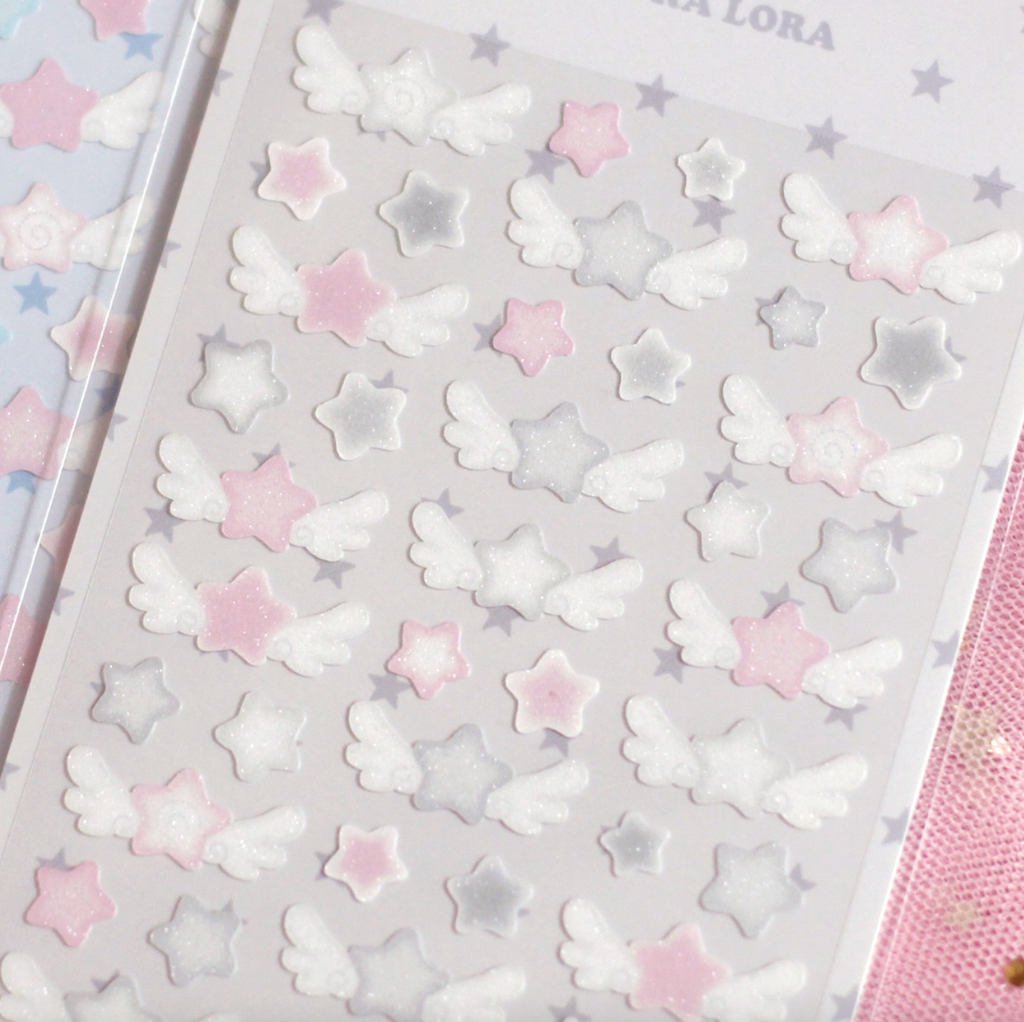 [Angora Lora] Wing Star Sticker