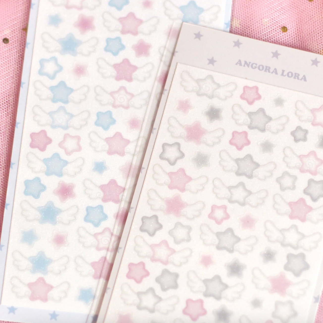 [Angora Lora] Wing Star Sticker