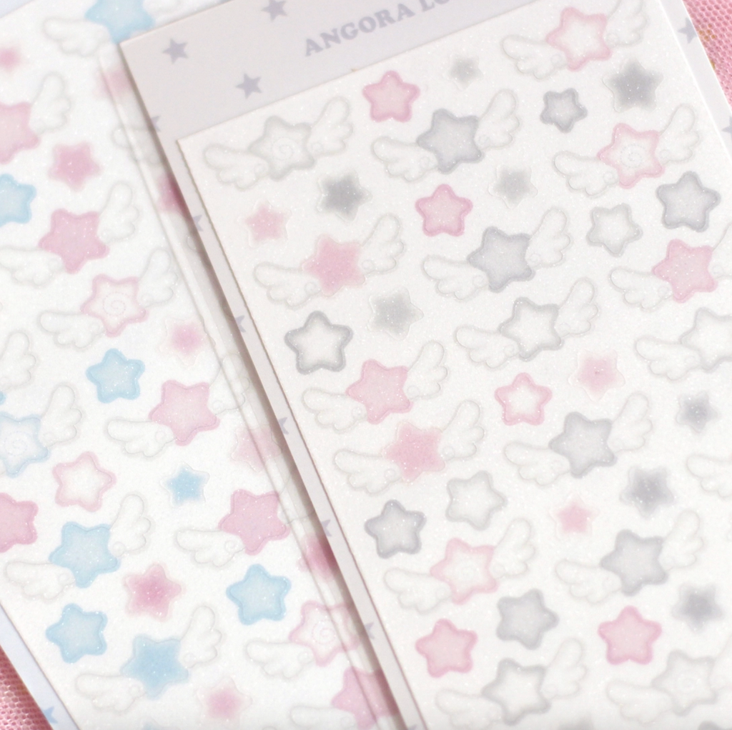 [Angora Lora] Wing Star Sticker