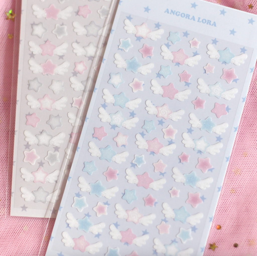 [Angora Lora] Wing Star Sticker
