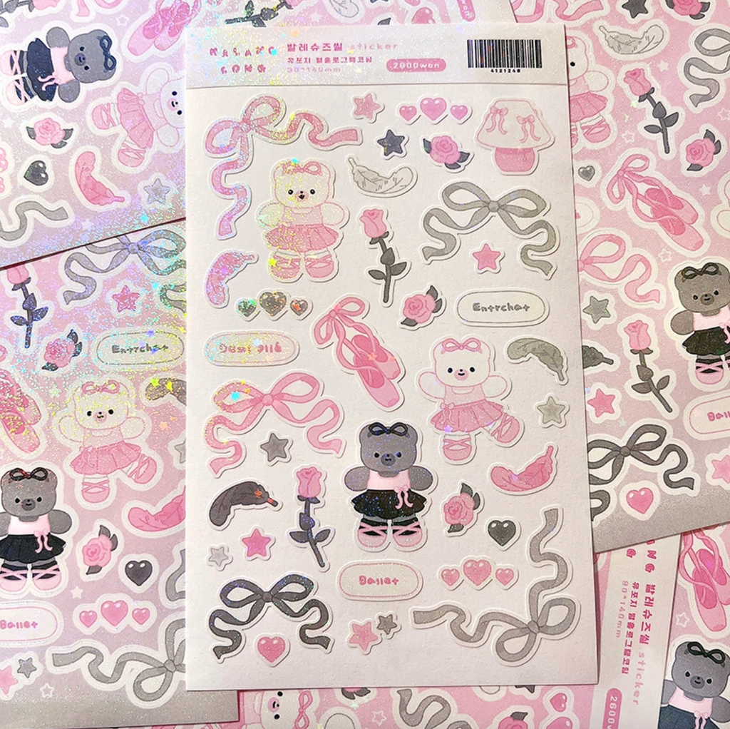 [Malancong] Ballet Shoes Sticker