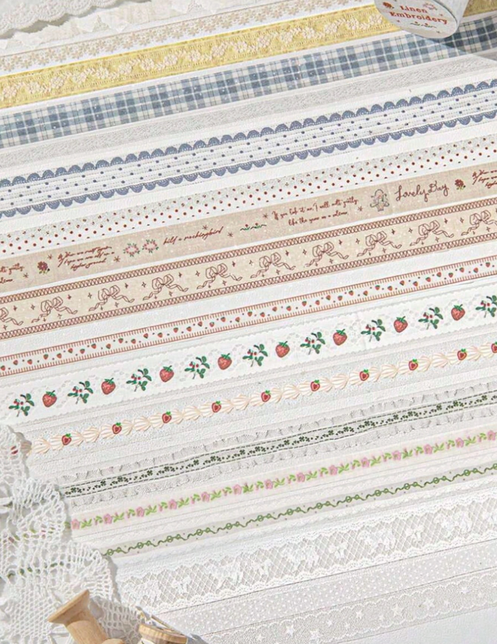 White Lace Decorative Tape