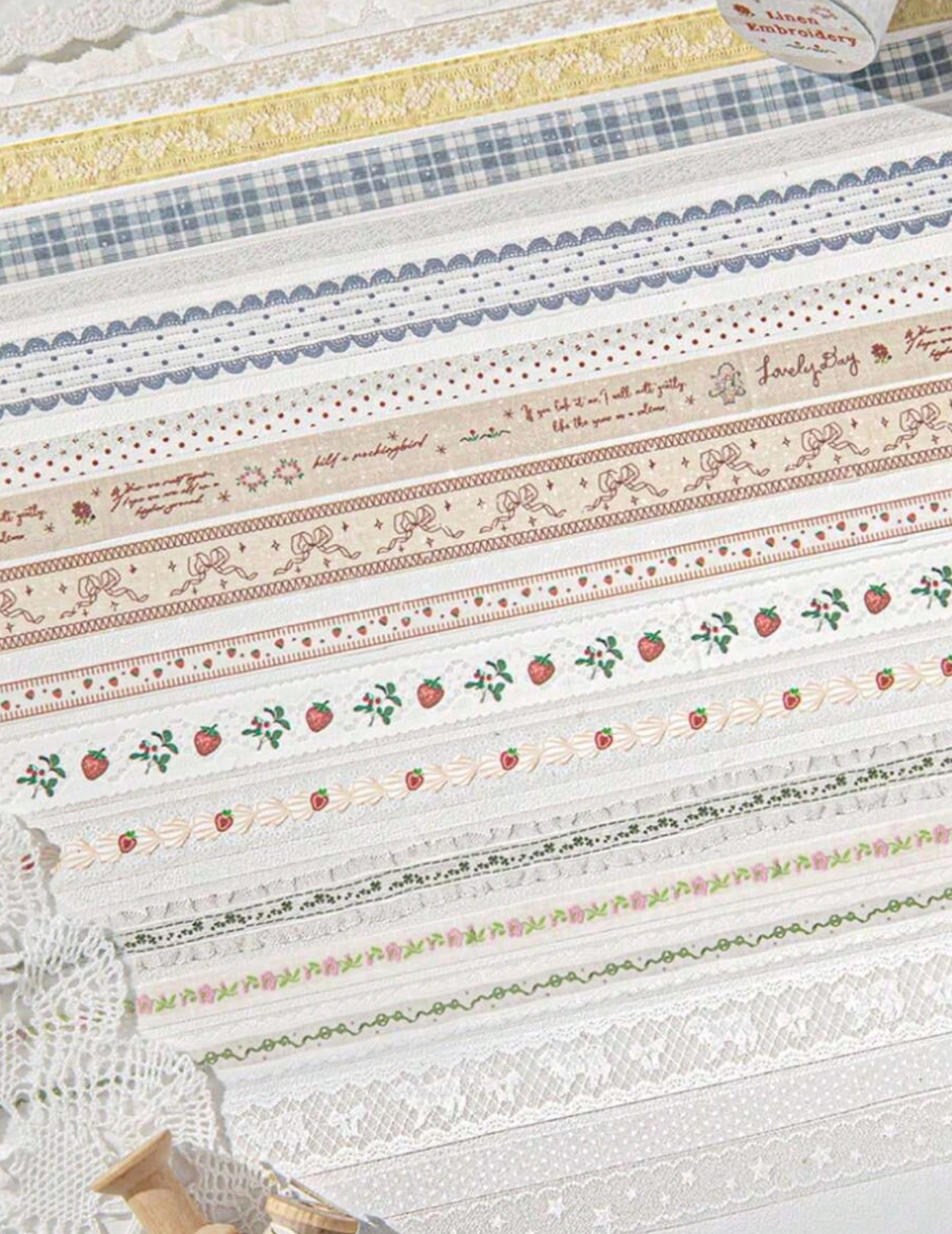 Yellow Lace Decorative Tape