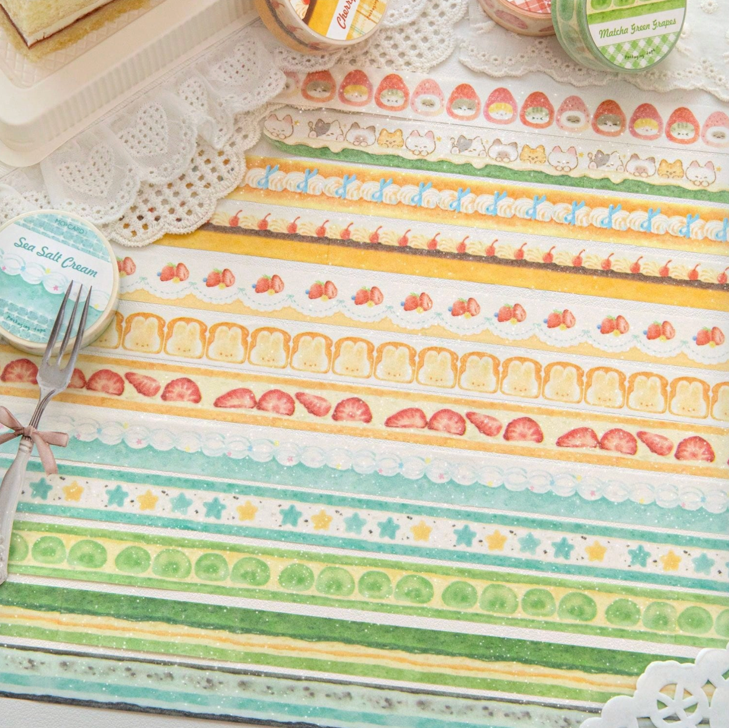Dessert Cafe Washi Tape Set