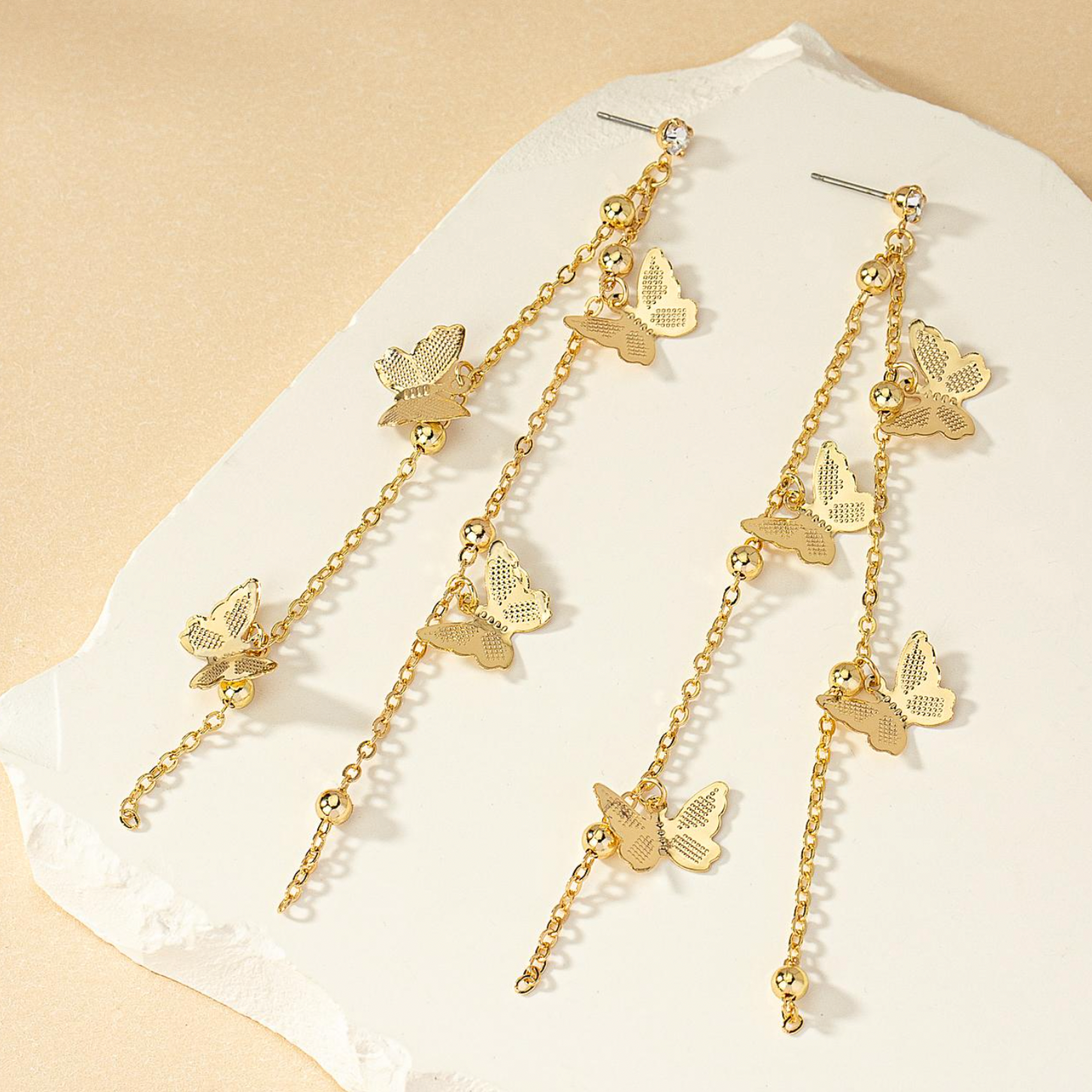 [MOONVY] Butterfly Drop Earrings