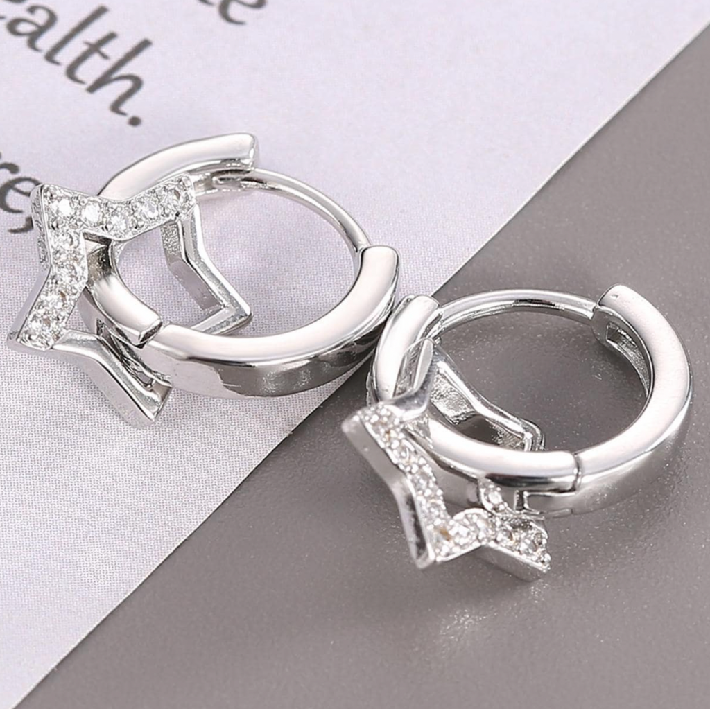 Star Drop Earrings