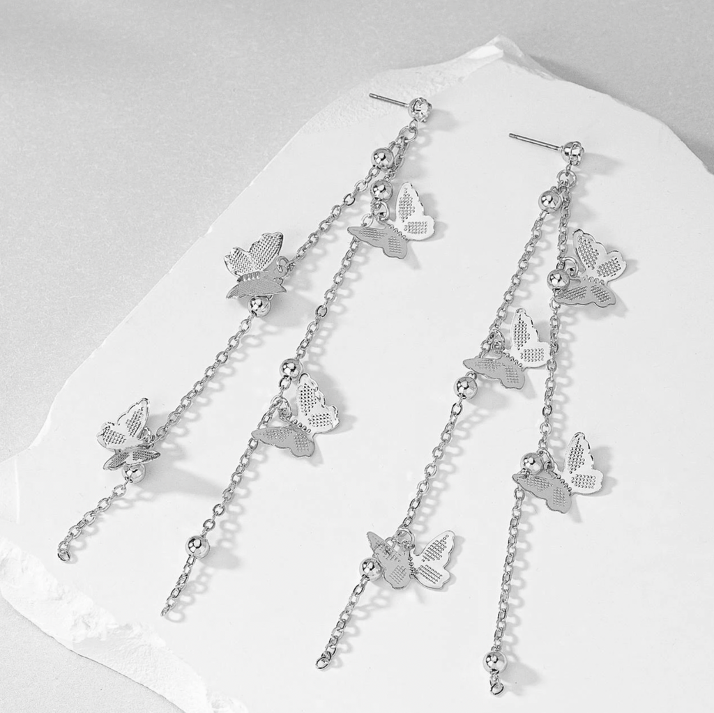 [MOONVY] Butterfly Drop Earrings
