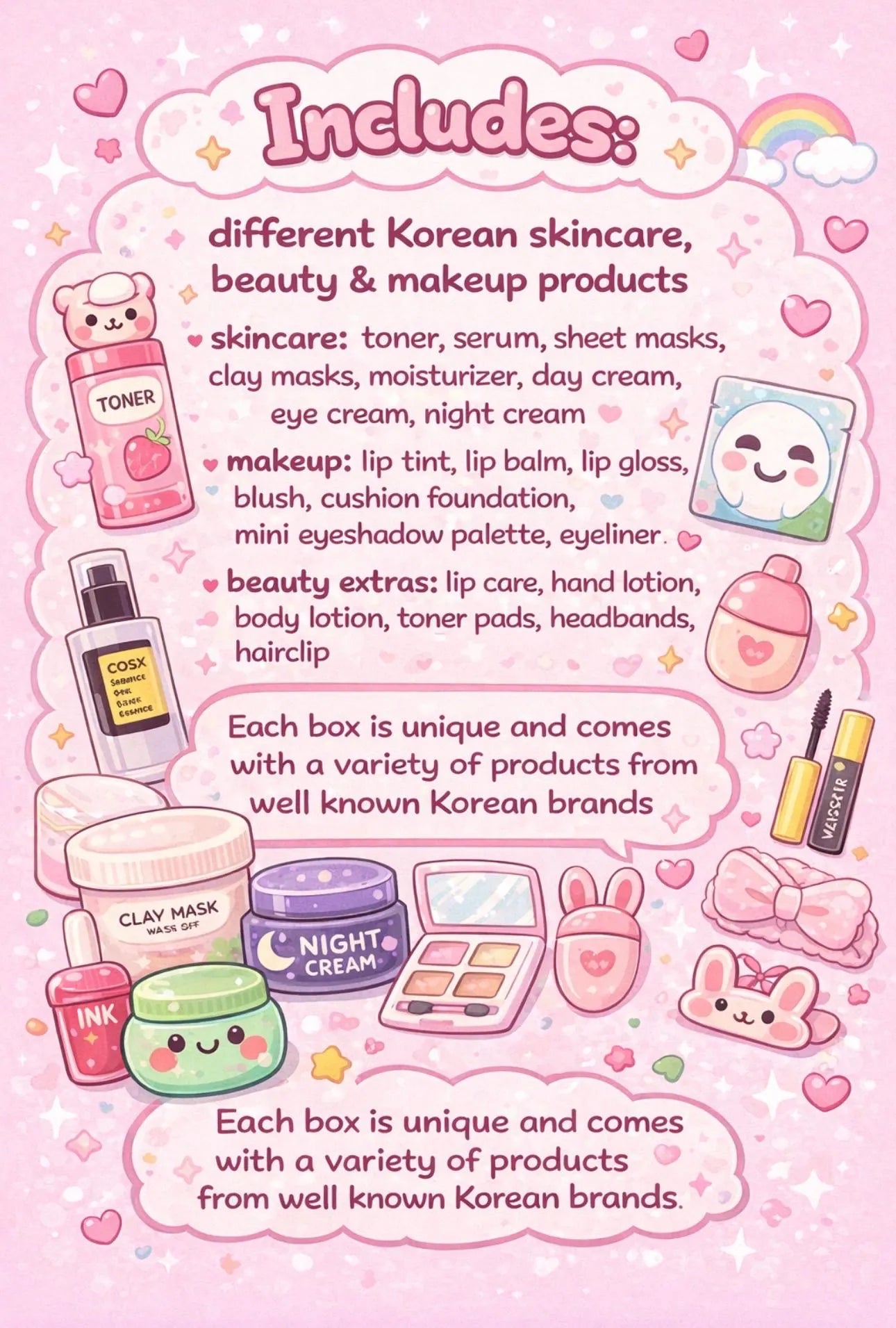 Hailuv's K-Beauty Gift Basket