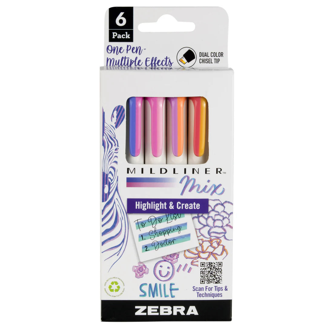 [Zebra] Mildliner Mix Dual-Color Highlighters