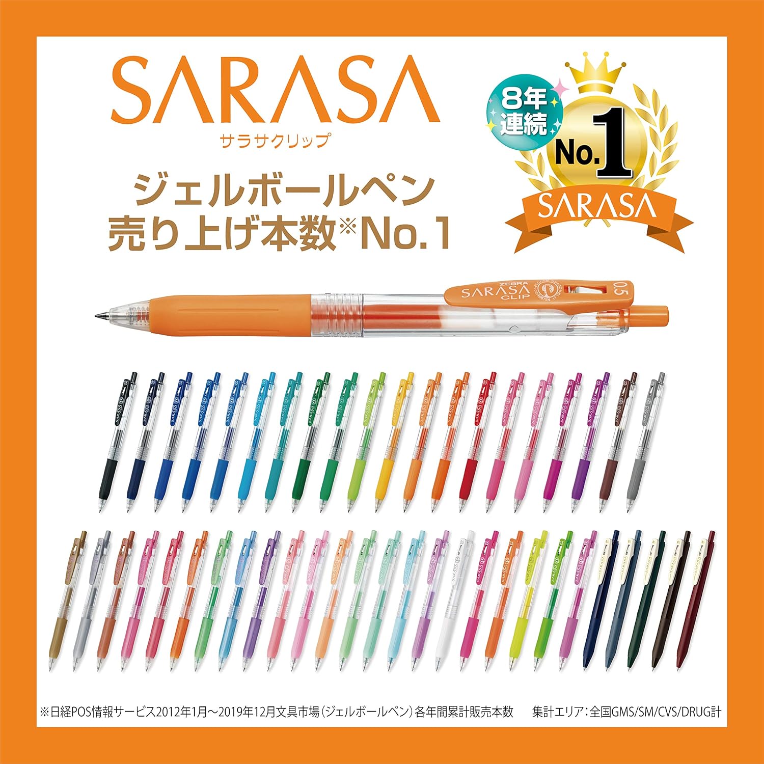 [Zebra] Sarasa Clip Gel Ballpoint Pen Sarasa Clip 0.5 Big Set