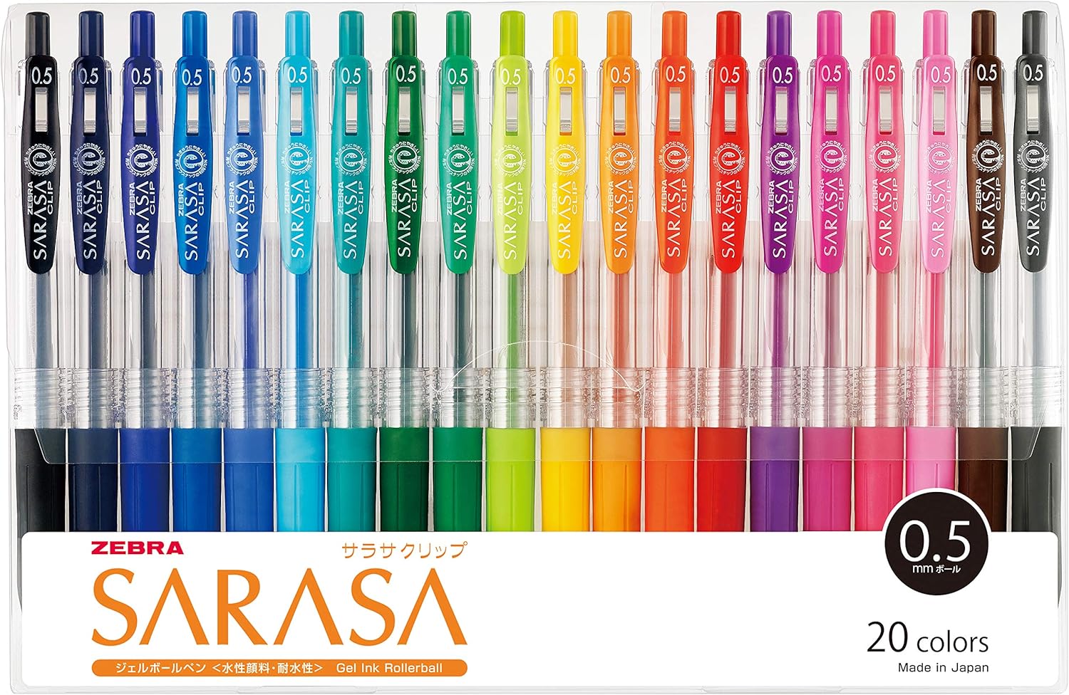 [Zebra] Sarasa Clip Gel Ballpoint Pen Sarasa Clip 0.5 Big Set