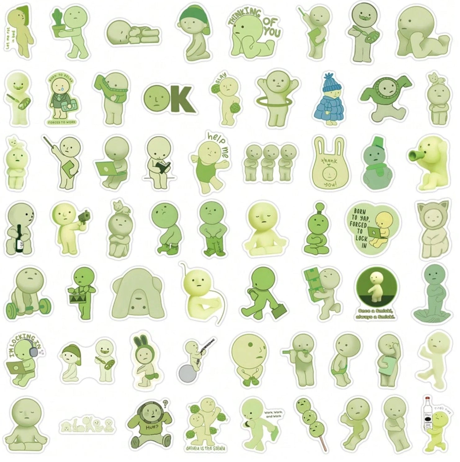 Smiski Sticker Flakes