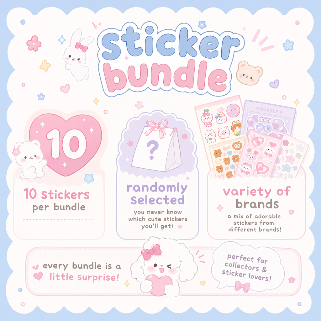 Hailuv's Sticker Sheet Bundle