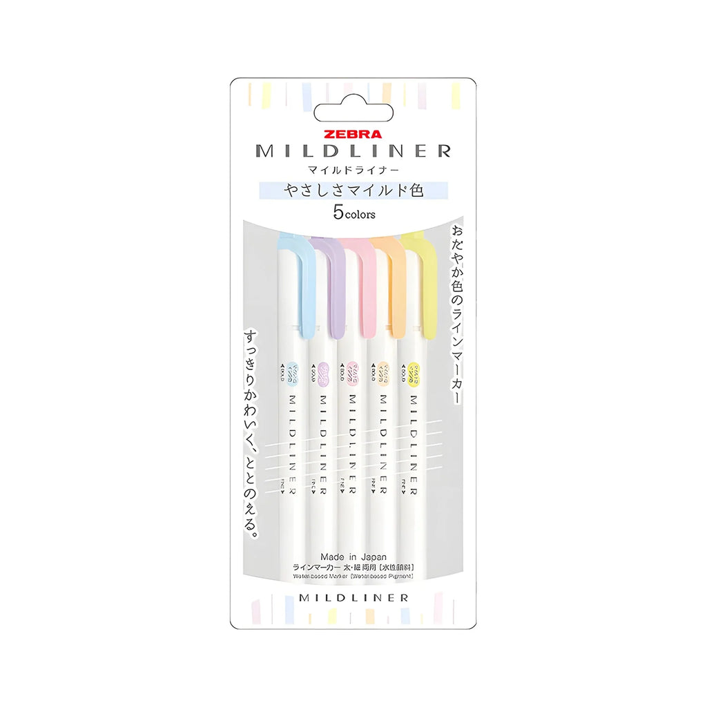 Zebra Mildliner Highlighter (Gentle Mild Colors)