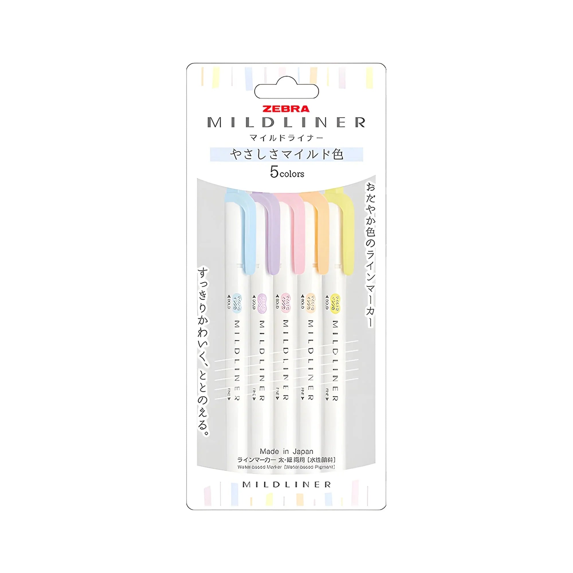Zebra Mildliner Highlighter (Gentle Mild Colors)